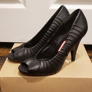 Mossimo Peep Toe Black Heels